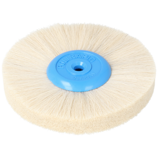 Rundbrste, Ziegenhaar wei, mit Kunststoffkern,  90 mm