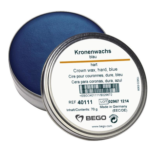 Kronenwachs hart blau