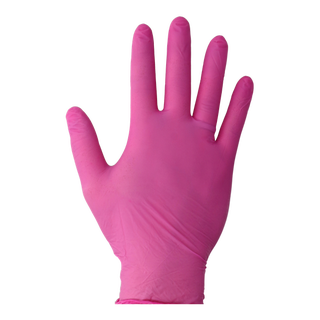 4 Magenta Nitril- Untersuchungshandschuhe rosa