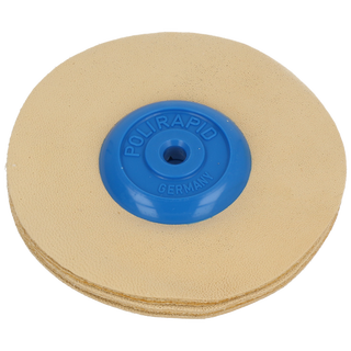 Leder-Schwabbel mit Kunststoffkern,  90 mm (VE=1)