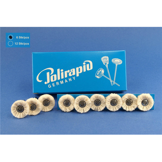 Miniaturbrsten mit HandStk, Baumwollgarn,  19 mm (VE=6)