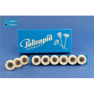 Miniaturbrsten mit HandStk, Baumwollgarn,  23 mm (VE=12)