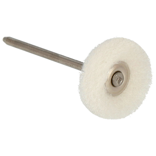 Miniaturbrsten mit HandStk, 1 Scheibe Fleece fein...
