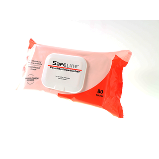 Safeline Feuchttcher m.Pop-Up Deckel 80 Blatt