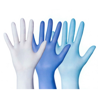 WHITE BASIC- PLUS Nitril-Handschuhe wei� 200 Stk. S